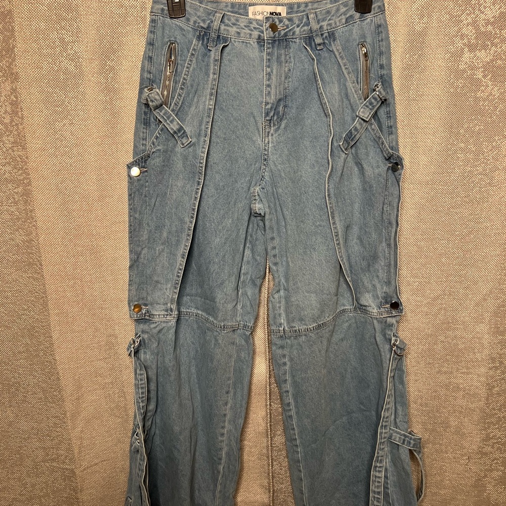 Fashion Nova High Rise Blue Jeans